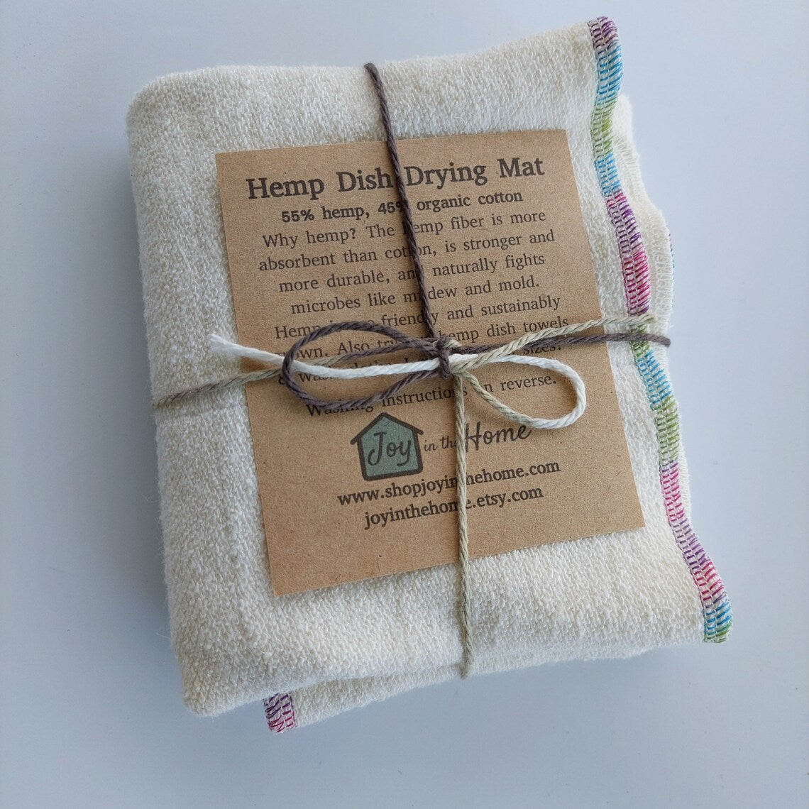 Hemp Dish Drying Mat